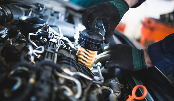 Mercedes E350 Oil Filter Change