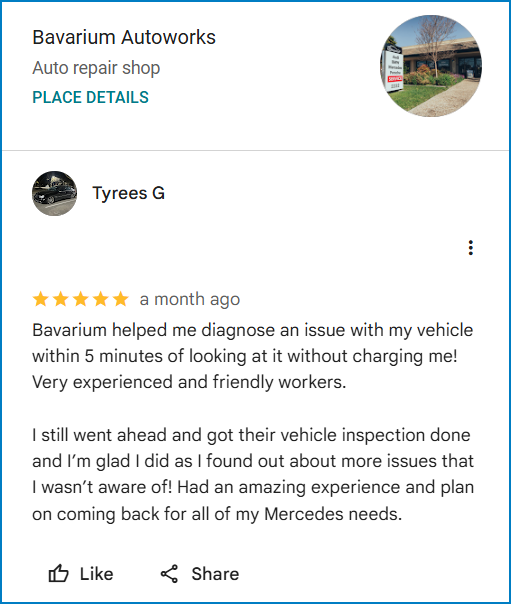 Review of Bavarium Autoworks By Tyrees G